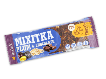 Mixitka bez lepku švestka a čokoláda 46 g Mixit 